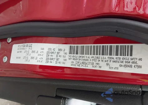 2016 Jeep Cherokee Sport from USA, damaged, VIN 1C4PJLAB2GW137168